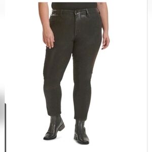 Women's Jen 7 By 7 For All Mankind Coated Black Skinny Jeans Size 16!